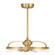 Lyria LED Fan D'Lier in Warm Brass (51|24FD845322)