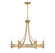 Camden Six Light Chandelier in Warm Brass (51|120536322)