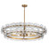 Loren Six Light Chandelier in Weathered Brass (16|21824TCWBR)