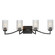 Rigata Four Light Bath Vanity in Black (16|21374CRBK)