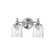 Swirl Two Light Wall Sconce in Satin Nickel (16|21352CRSN)