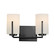 Dart Two Light Bath Vanity in Black (16|21282SWBK)
