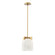 Scoop One Light Pendant in Natural Aged Brass (16|21230MRNAB)