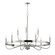 Frankie Nine Light Chandelier in Satin Nickel (16|14499SN)