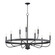 Frankie Nine Light Chandelier in Black (16|14499BK)