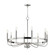 Frankie Eight Light Chandelier in Satin Nickel (16|14498SN)