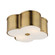 Clover Two Light Flush Mount in Natural Aged Brass (16|12247WTNAB)