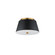 Miles LED Flush Mount in Black / Natural Aged Brass (16|10710WTBKNAB)