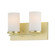 Lateral Two Light Bath Vanity in Satin Brass (16|10282SWSBR)