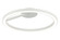 THE TRUNDLE LED Ceiling Mount in White (423|X36716WH)