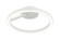 THE TRUNDLE LED Ceiling Mount in White (423|X36712WH)