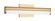 JUNCTION LED Wall Sconce in Aged Gold Brass (423|W36518AG)