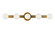 PIZZAZZ LED Wall Sconce in Aged Gold Brass (423|S14505AG)