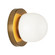 PIZZAZZ LED Wall Sconce in Aged Gold Brass (423|S14501AG)
