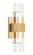 KRUSTALLOS LED Wall Sconce in Aged Gold Brass (423|S06913AG)