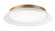 Finley LED Wall Sconce in Matte White + Aged Gold Brass (423|M12518MWAG)