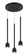 Lumenagio LED Pendant in Matte Black (423|C35403MB)
