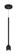 Lumenagio One Light Pendant in Matte Black (423|C35401MB)