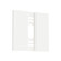Continuum - Track Track Cover Plate in White (86|ETMSC02WT)