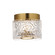 Elysian LED Flush Mount in Natural Aged Brass (86|E11089124NAB)