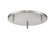 Multi Point Canopy Three Light Ceiling Plate in Brushed Nickel (224|CP1803BN)