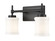 Cadoc Two Light Vanity in Matte Black (224|6222VMB)