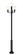 Laurent Four Light Outdoor Post Mount Fixture in Black (224|597PHB45010PBK)