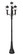 Davina Three Light Outdoor Post Mounted Fixture in Black (224|5016PHMR4564PBK)