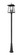 Rainer Five Light Outdoor Post Mounted Fixture in Black (224|5015PHXLR5011PBK)