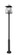 Rainer Five Light Outdoor Post Mounted Fixture in Black (224|5015PHXLR5010PBK)