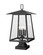 Rainer Four Light Outdoor Pier Mounted Fixture in Black (224|5015PHBSSQPMBK)