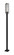 Aura One Light Outdoor Post Mounted Fixture in Black (224|5013PHBS536PBK)