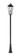 Gannon Three Light Outdoor Post Mounted Fixture in Black (224|5008PHXLR5011PBK)