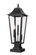 Gannon Three Light Outdoor Pier Mounted Fixture in Black (224|5008PHBSSQPMBK)