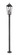 Gannon Three Light Outdoor Post Mount Fixture in Black (224|5008PHBR567PBK)