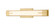 Chase LED Vanity in Modern Gold (224|410023WMGLDLED)