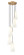 Farrell Five Light Chandelier in Modern Gold (224|3043P75RMGLD)