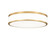 Ballord LED Flush Mount in Modern Gold (224|1012F16MGLDLED)