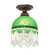 Roussillon One Light Flushmount in Mahogany Bronze (57|276117)