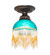 Roussillon One Light Flushmount in Mahogany Bronze (57|276113)