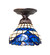 Baroque One Light Flushmount in Mahogany Bronze (57|276107)