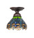 Tiffany Hanginghead Dragonfly One Light Flushmount in Mahogany Bronze (57|276106)