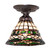 Tiffany Roman One Light Flushmount in Mahogany Bronze (57|276088)