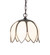 Tulip One Light Pendant in Craftsman Brown On Brass Mahogany Bronze (57|275924)