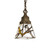 Backyard Friends One Light Mini Pendant in Antique Copper (57|275048)
