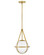 Colby LED Pendant in Lacquered Brass (531|83677LCB)