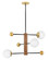 Auggie LED Chandelier in Bright Brass (531|83573BBR)