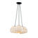 Alabaster Rocks! Three Light Pendant in Matte Black (102|ALR6534MBLK)