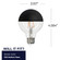 2 Light Bulb in Half Black (427|776835)