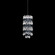 Tahitian LED Mini Pendant in Antique Silver (53|S811448O)